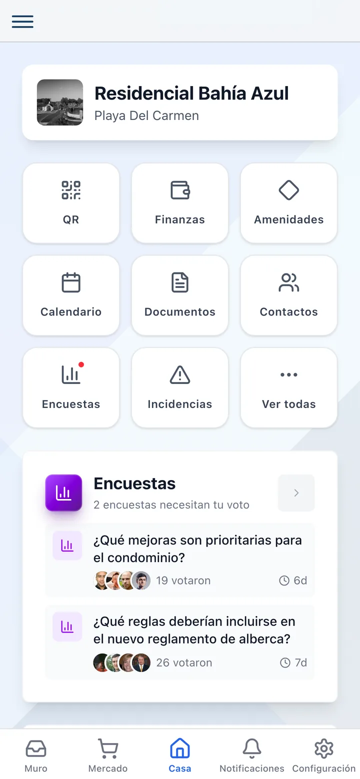 App de residentes Koti: pagos, QR de acceso y reservas
